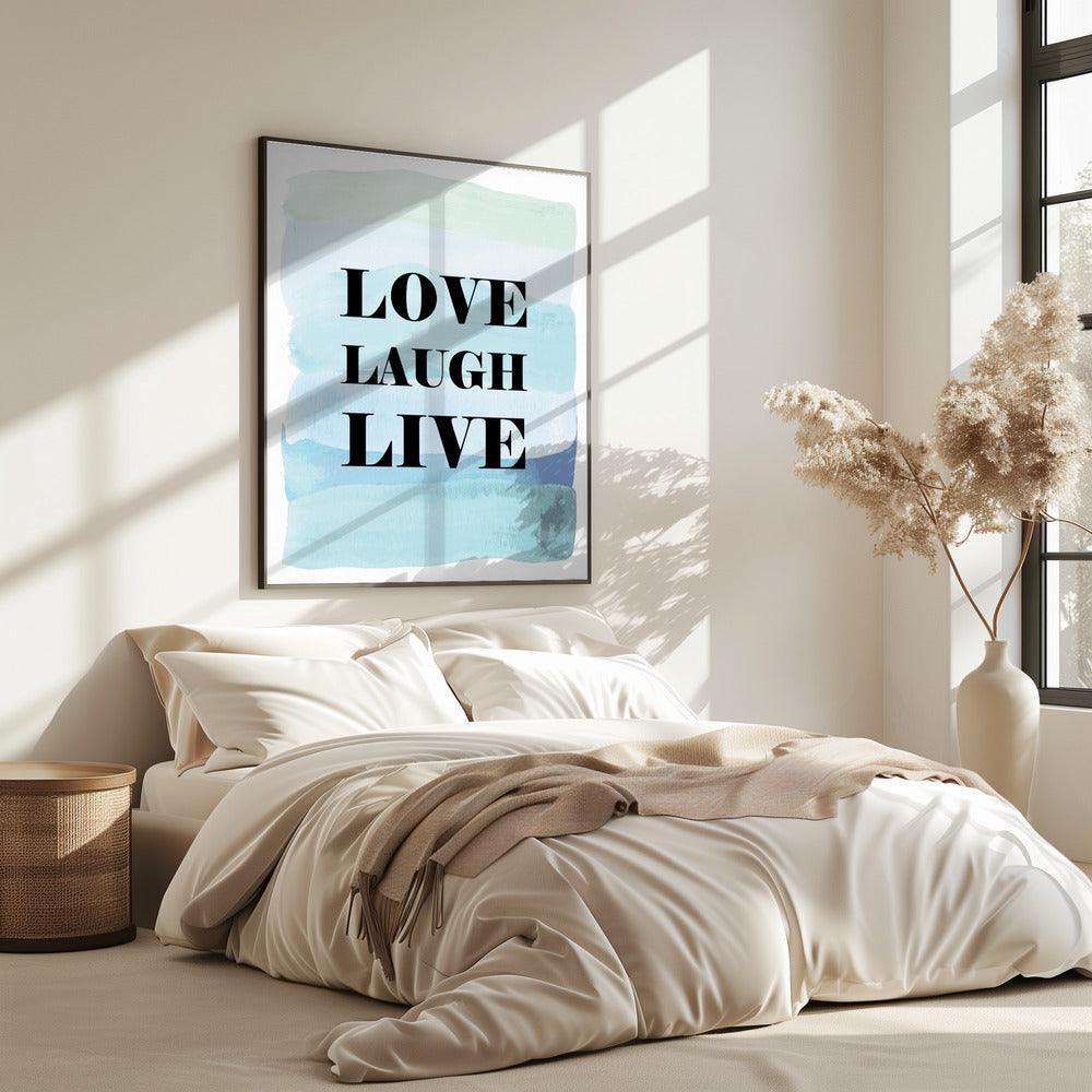 Lebe immer freudig | Poster