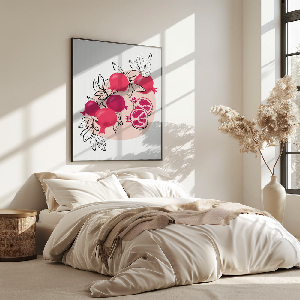 Fathia pomegranates | Poster