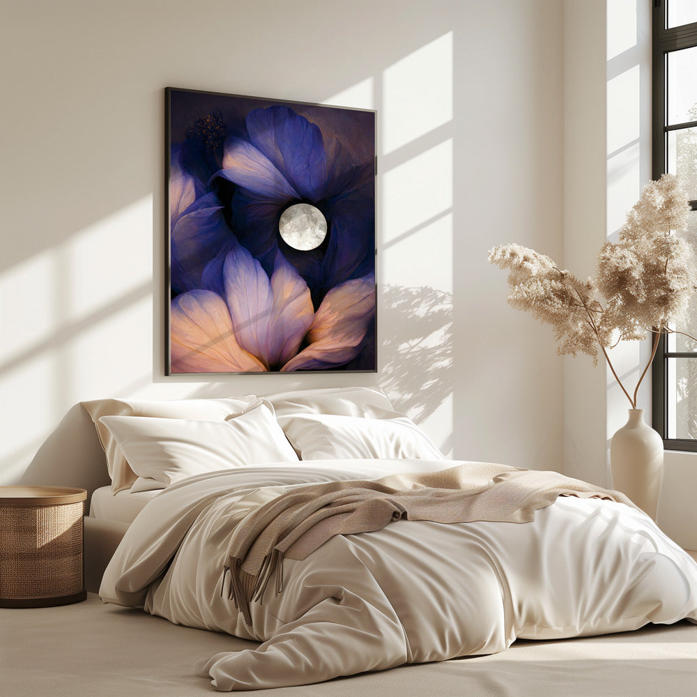 Mondbeschienene Blüten | Poster
