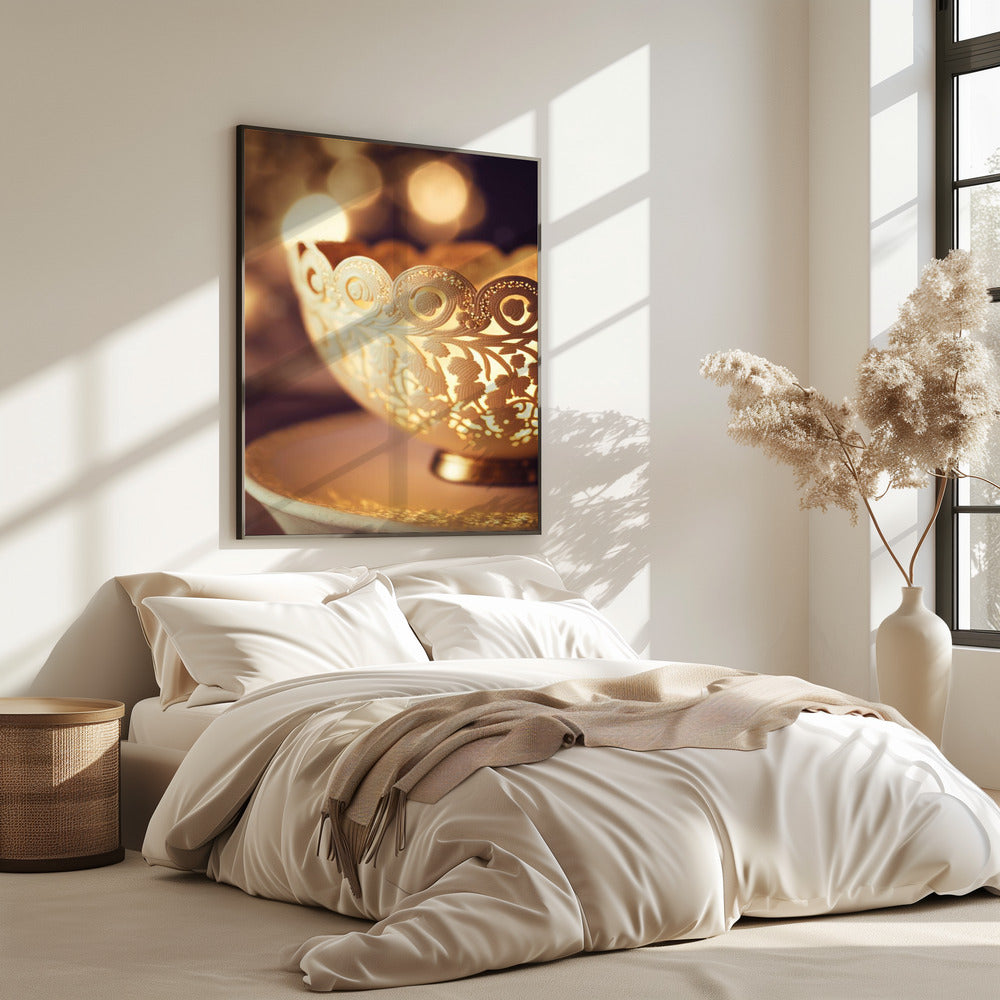 Goldener Spitzenglanz | Poster