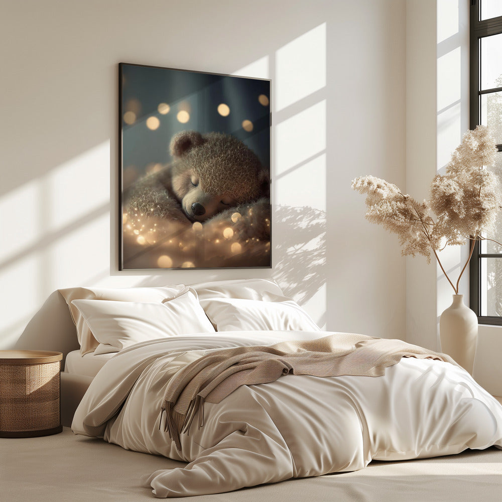 Verträumter Bär Snooze | Poster