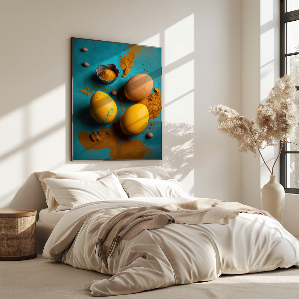 Goldener Farbton Mirage | Poster
