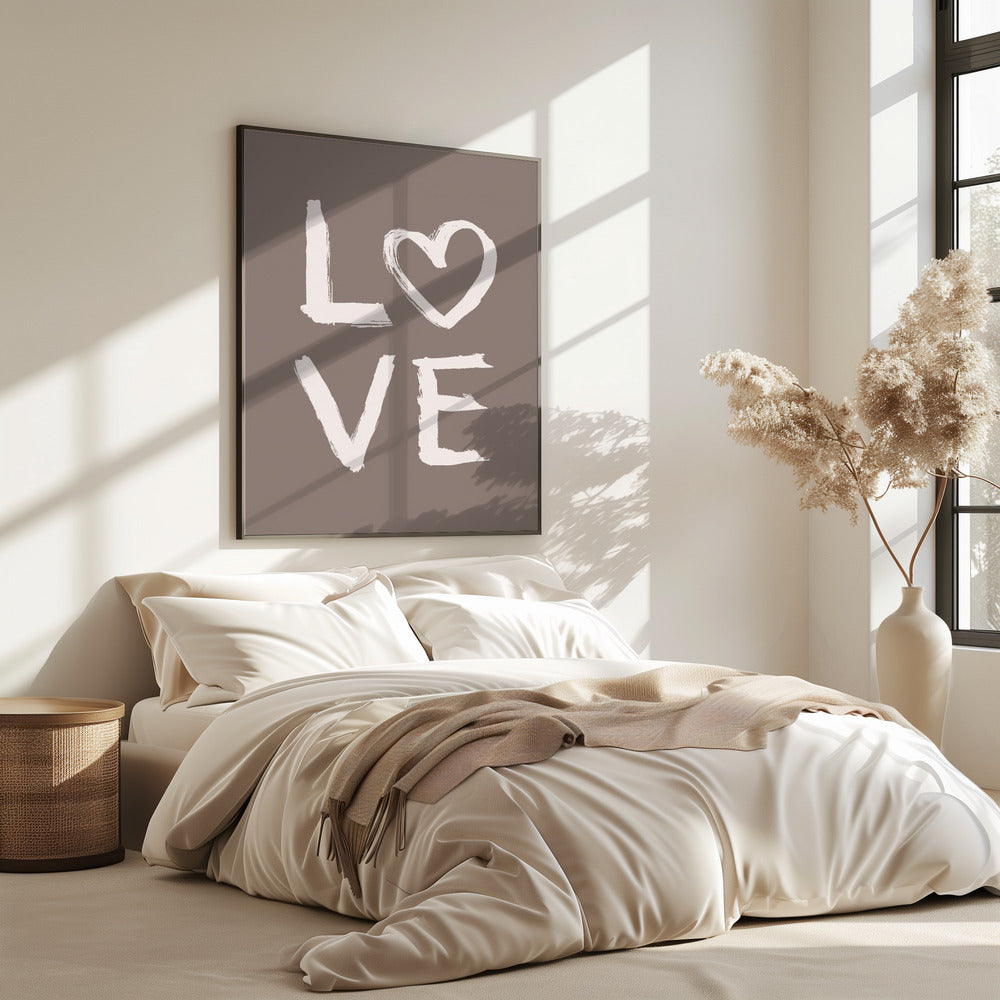 LIEBE Toothy Brown | Poster