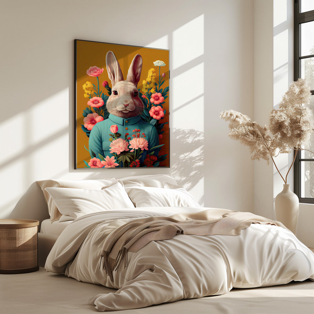 Hase in Blüte | Poster