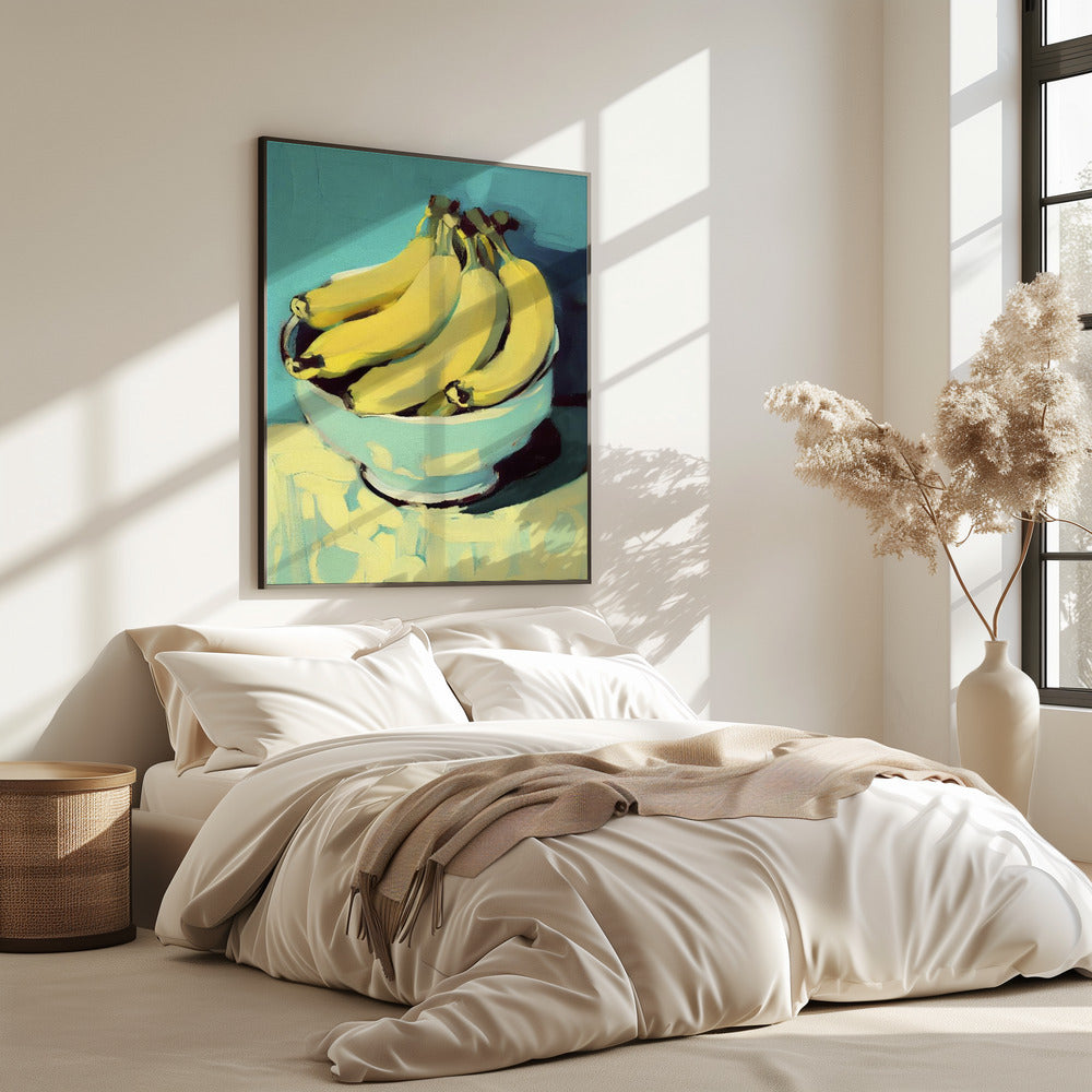 Schüssel mit Bananen | Poster