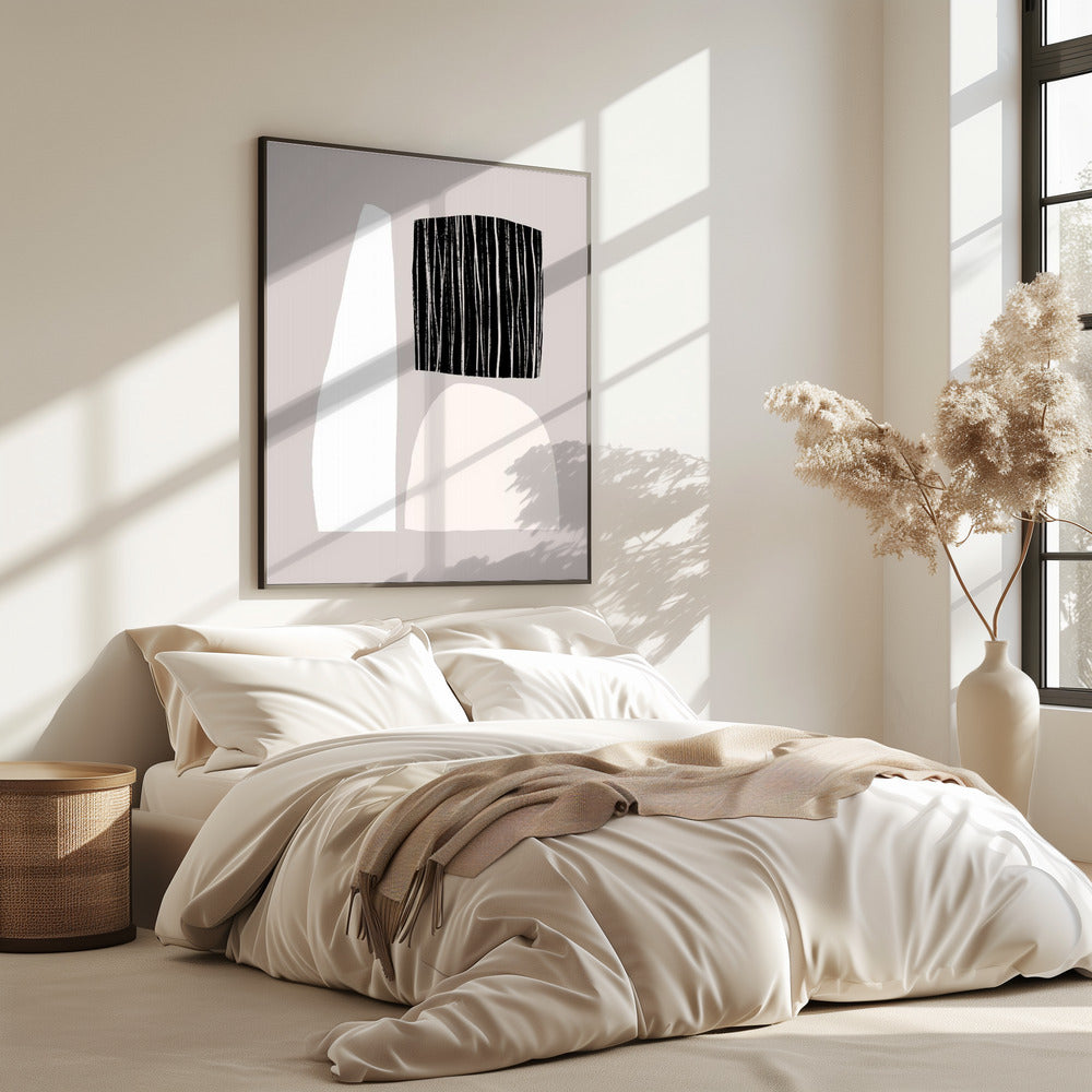 Geometrische Formen in neutralen Tönen | Poster