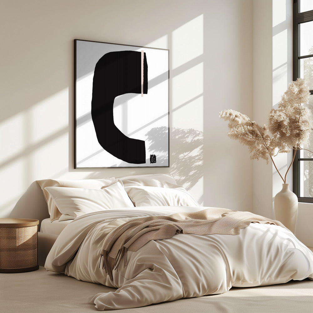 Black Geometric Shapes | Poster