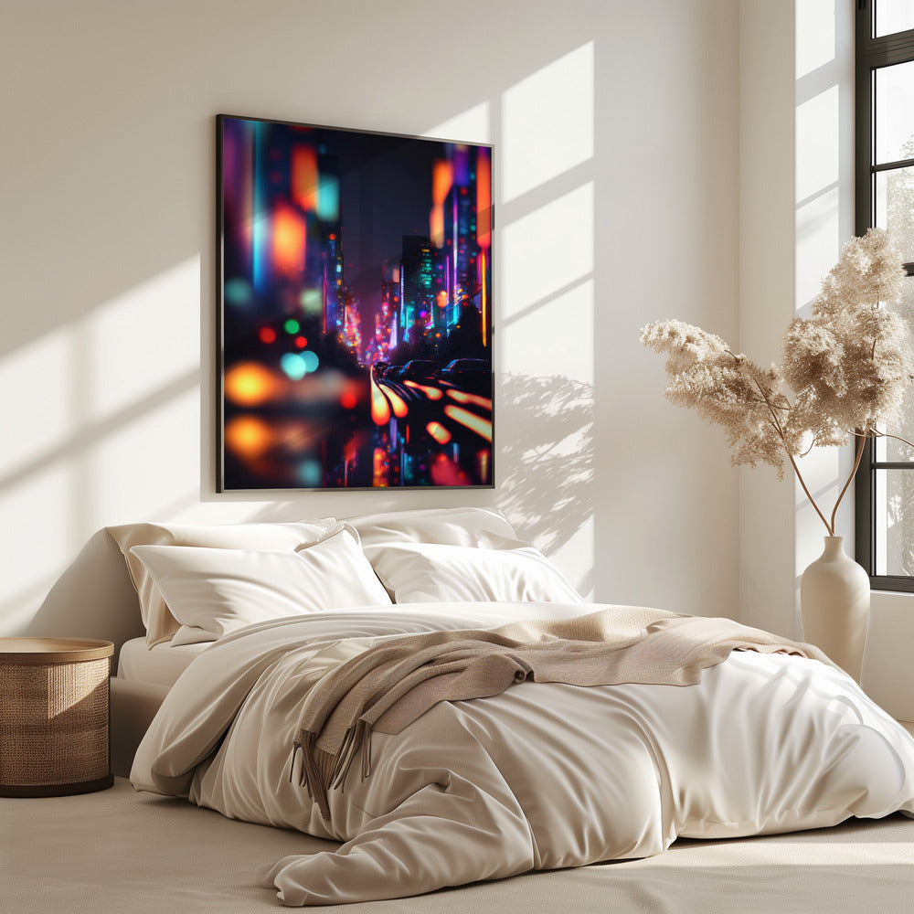 Neon-Traumlandschaft | Poster