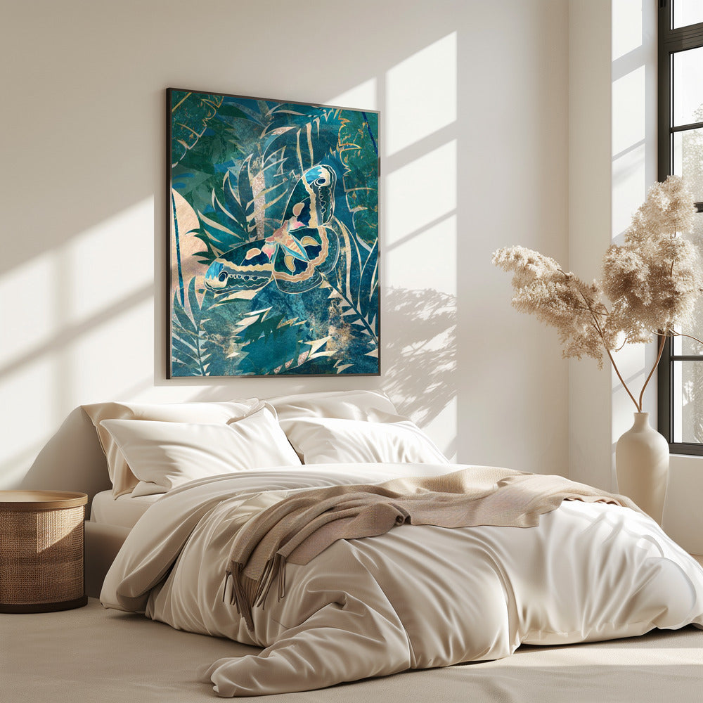 Motte im Regenwald | Poster