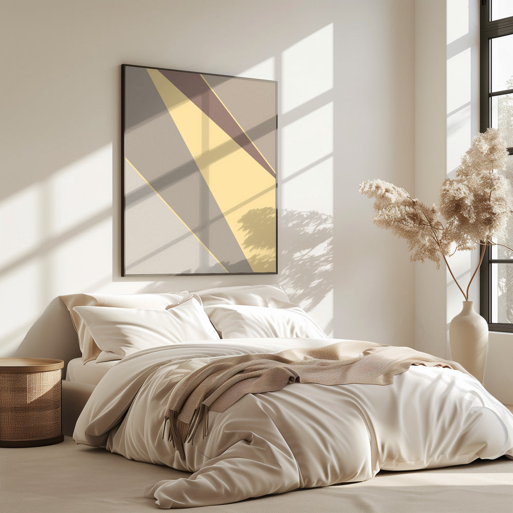 Abstract Shapes Yellow | Poster