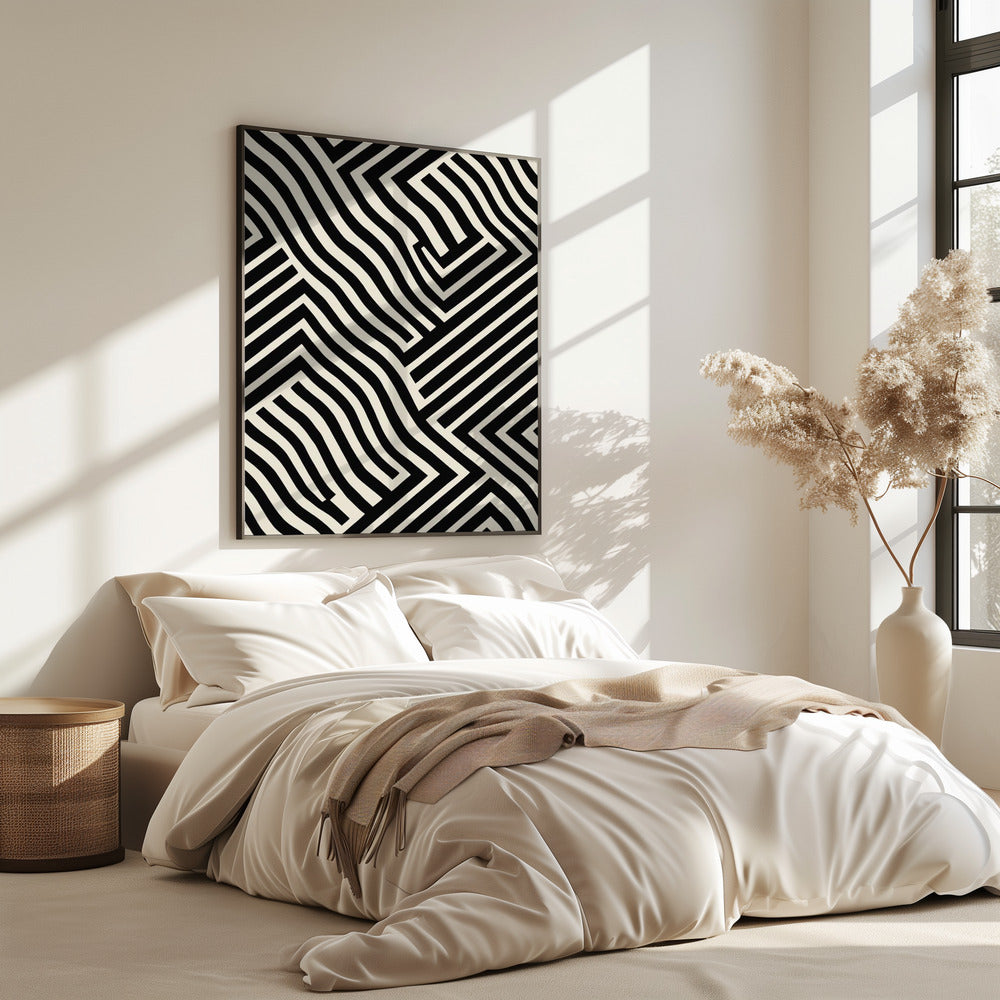 Zebra Maze | Poster