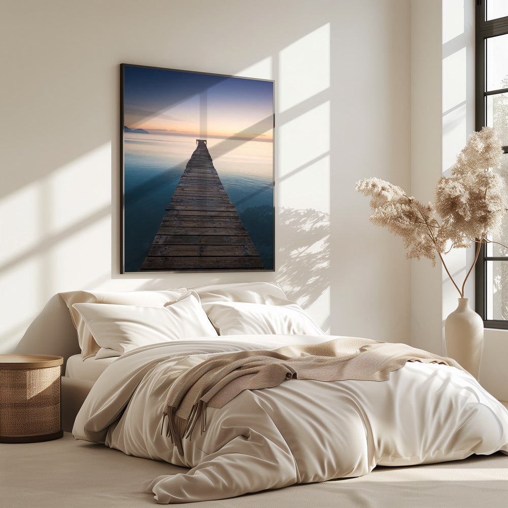 Blauer Steg | Poster