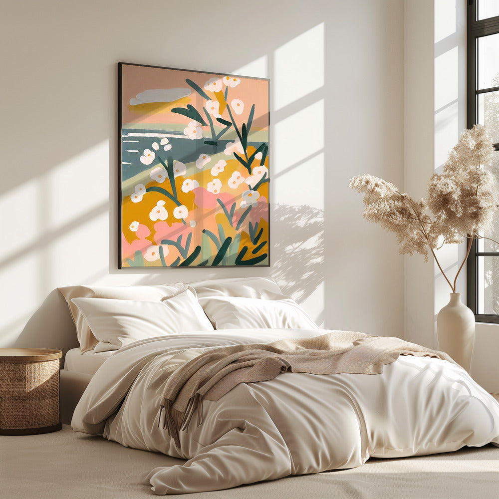 Petals by the Shore | Poster