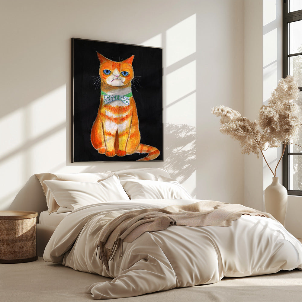 Traurige Katze | Poster