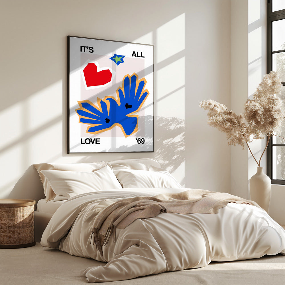 It's All Love '69 Bird Blue | Poster