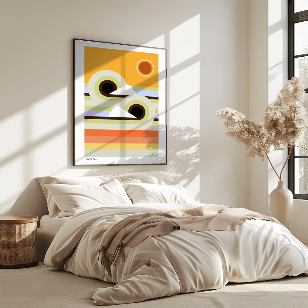 Ride The Wave Sunrise | Poster