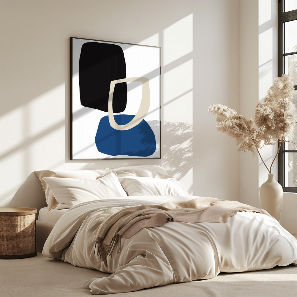 Bunte, kräftige geometrische Formen | Poster