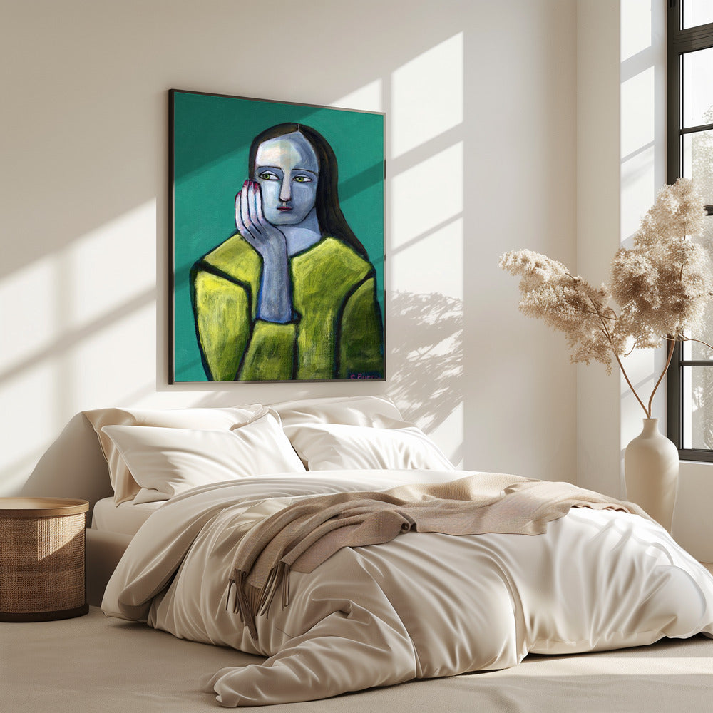 Woman with Big Hands | Poster