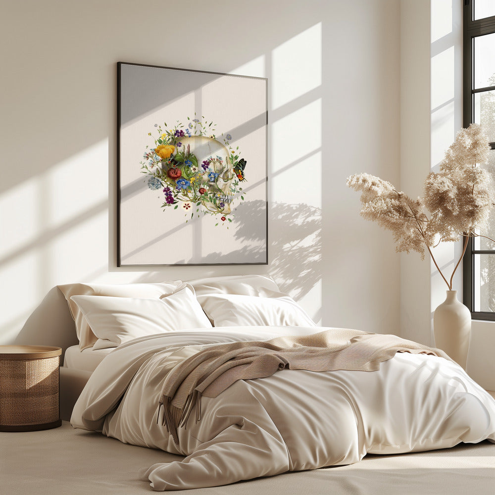 Floral skull | Poster