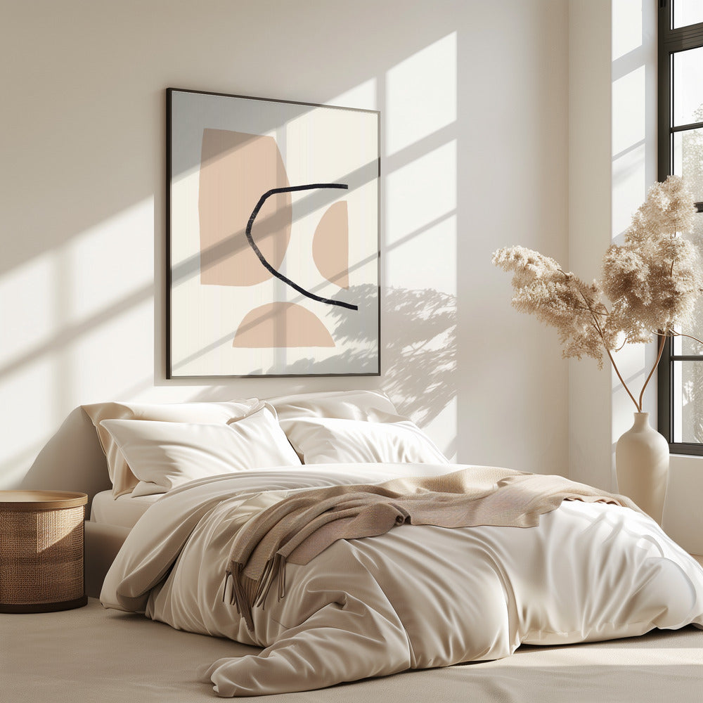 Stilvolle geometrische Komposition | Poster
