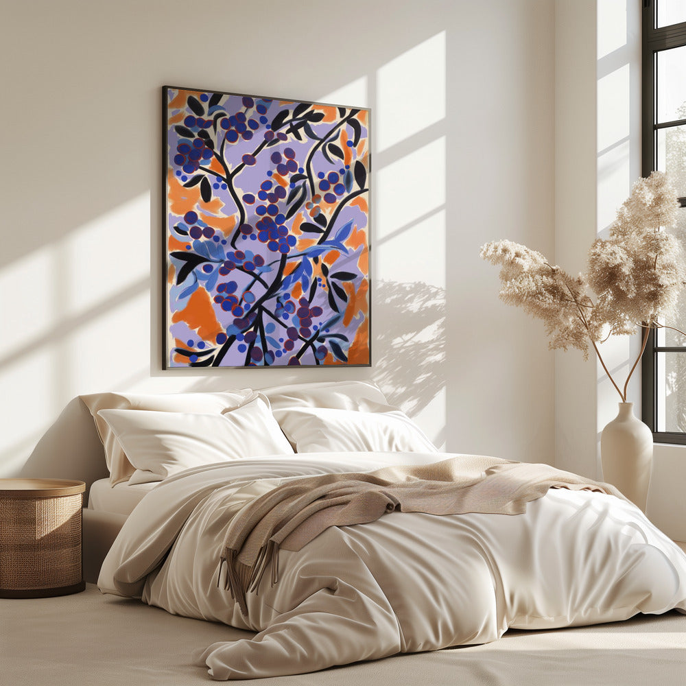 Vibrant Berry Dance | Poster
