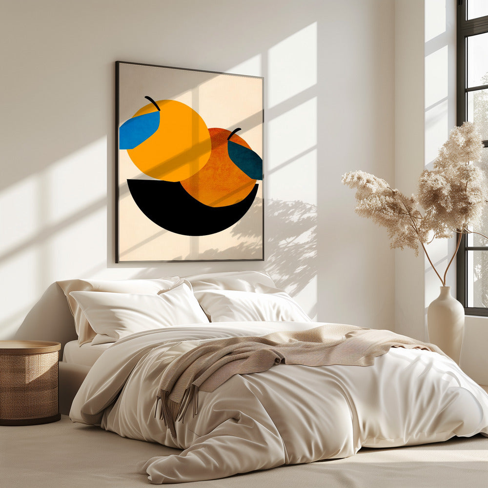 Zwei Orangen | Poster