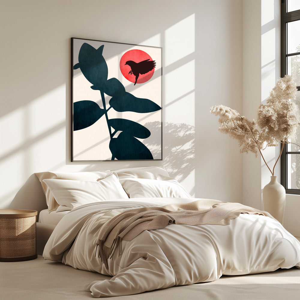 Japanischer Vogel | Poster