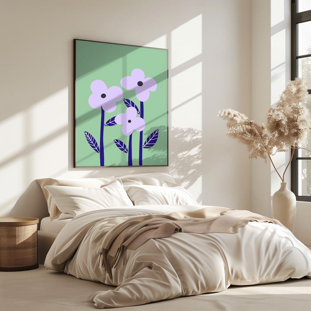 Violette Blüten | Poster