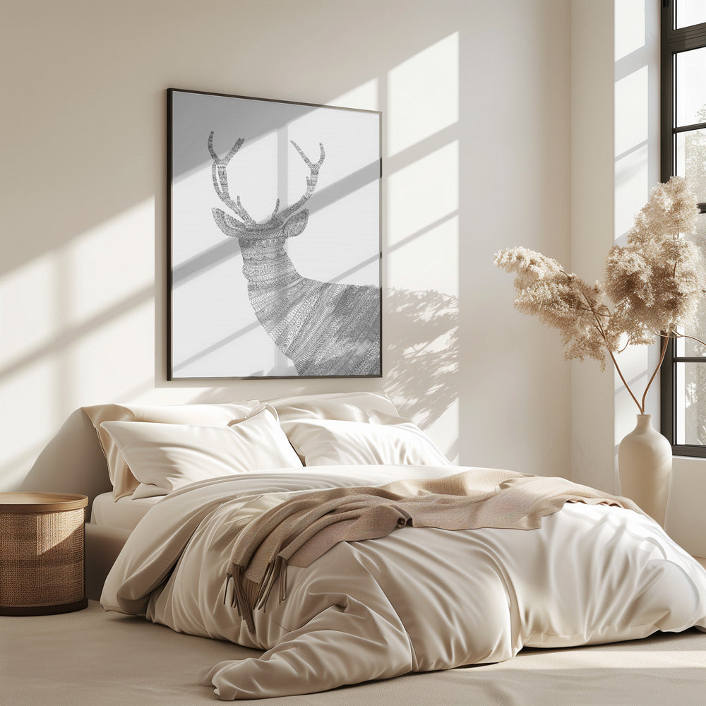 Stag Grey | Poster
