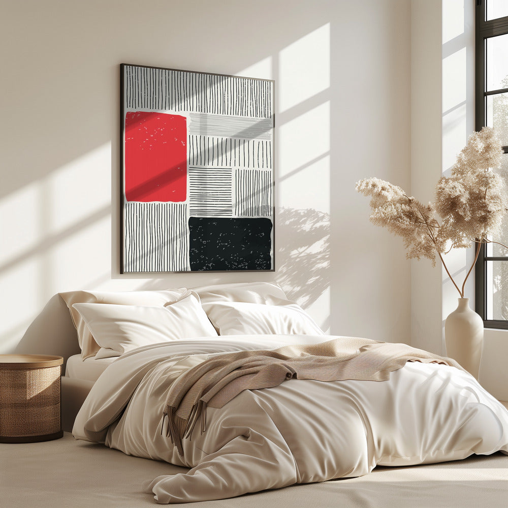 Subtile Linien Serie Nr. 4 | Poster