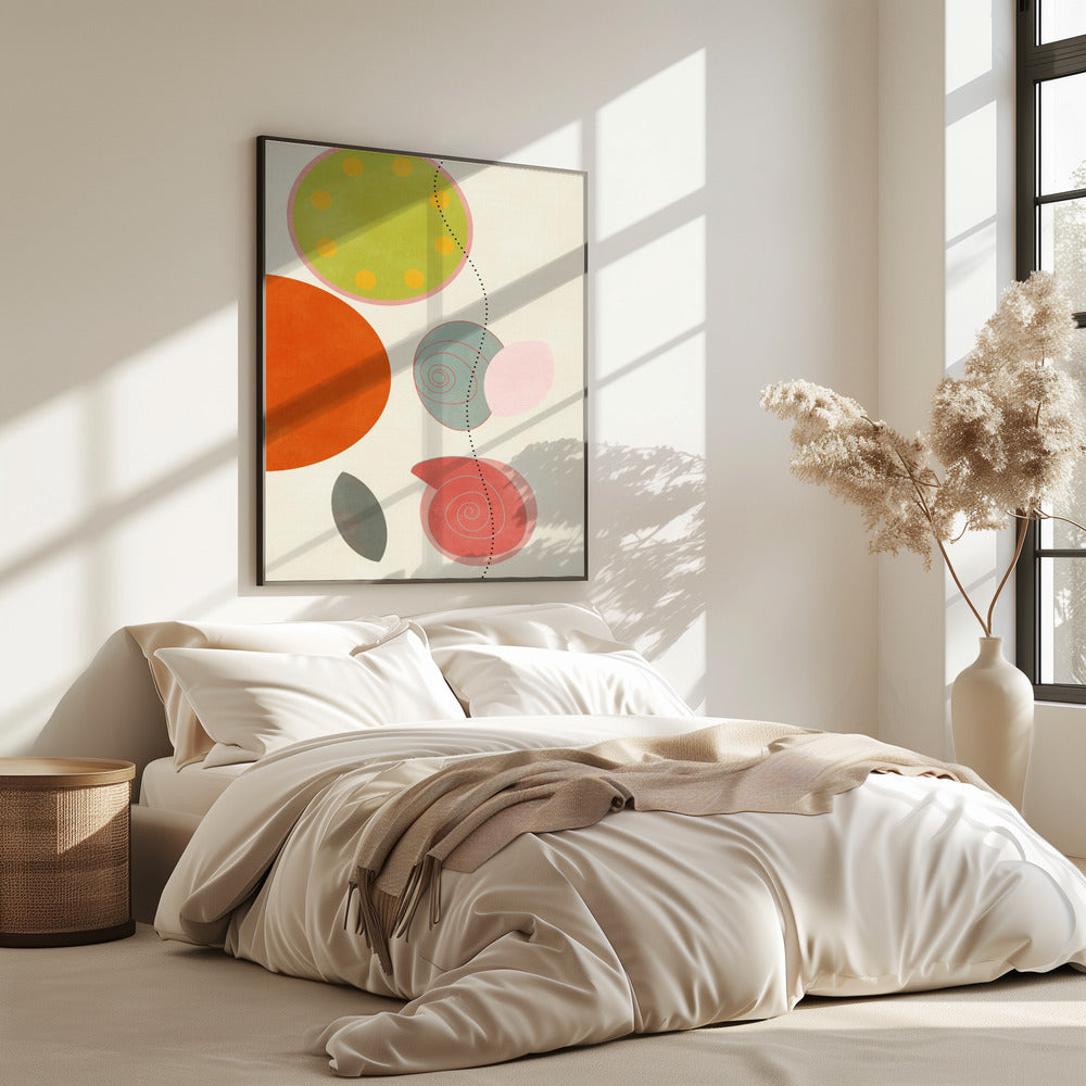 Freundliche Farben Hilma 1 | Poster