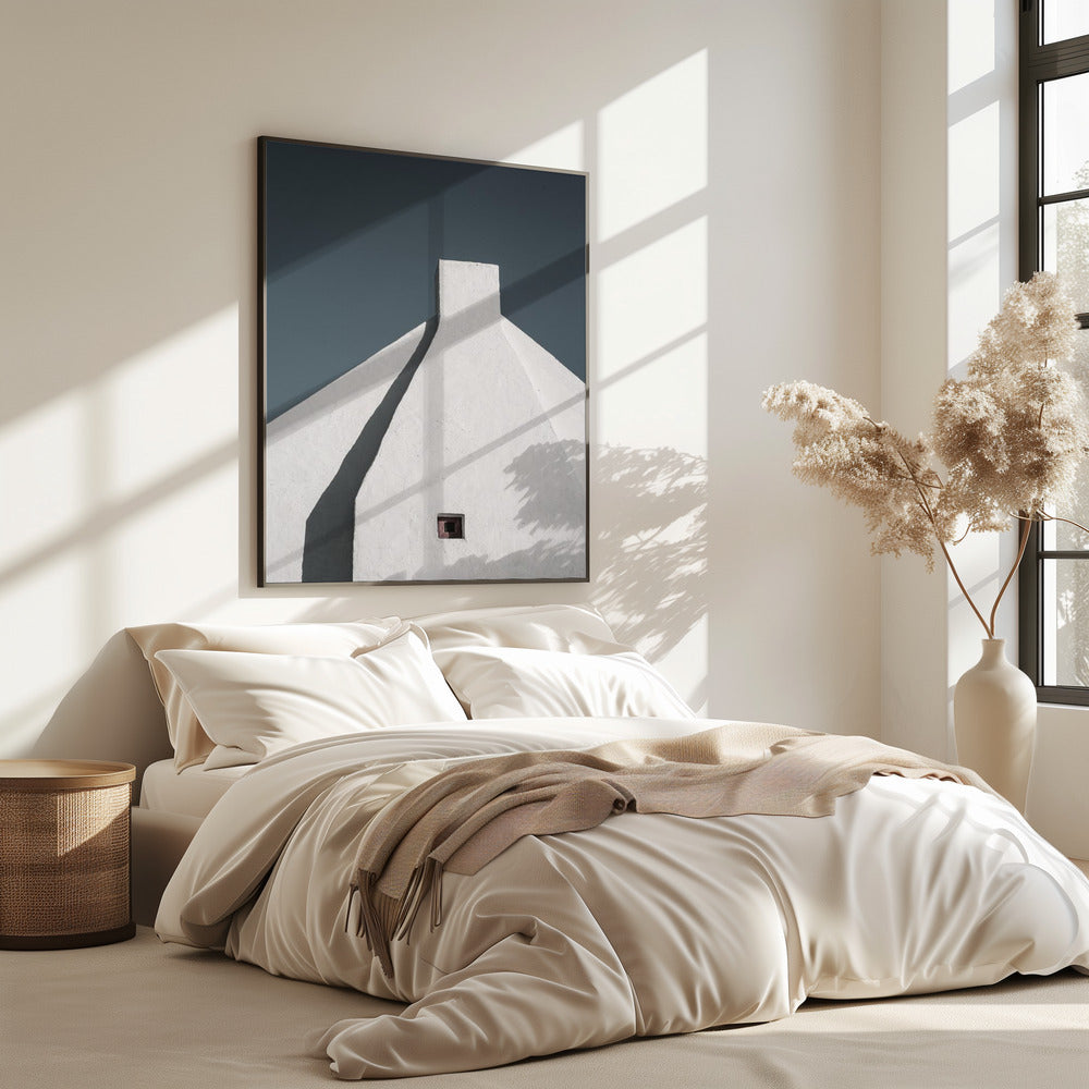 Weiße Geometrie | Poster