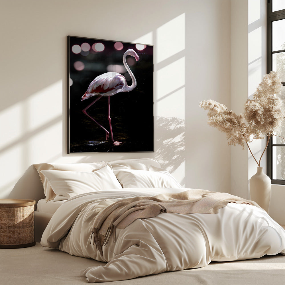 Eleganter Flamingo | Poster