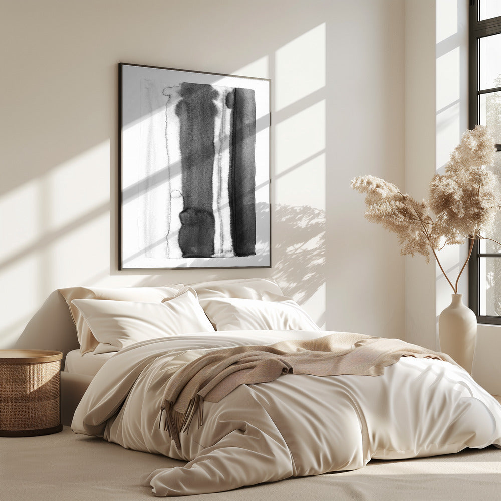 Monochromer Fluss | Poster