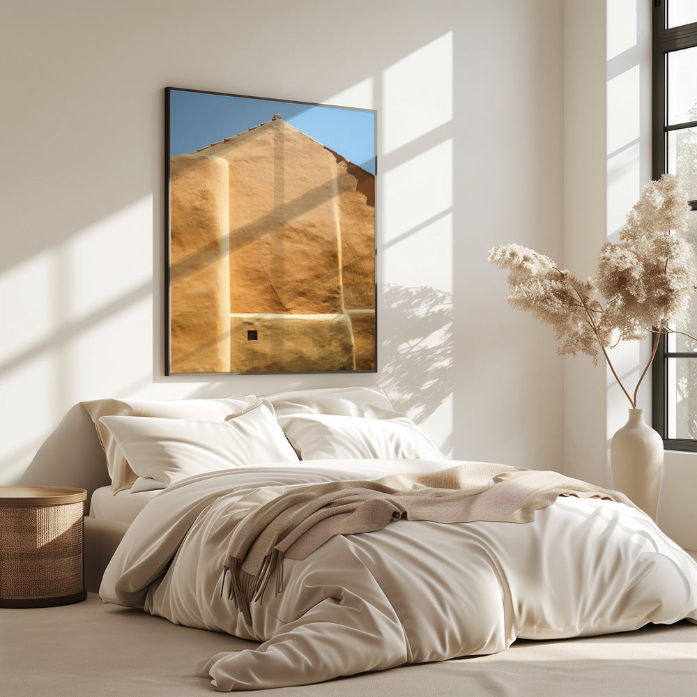 Golden Wall Contours | Poster