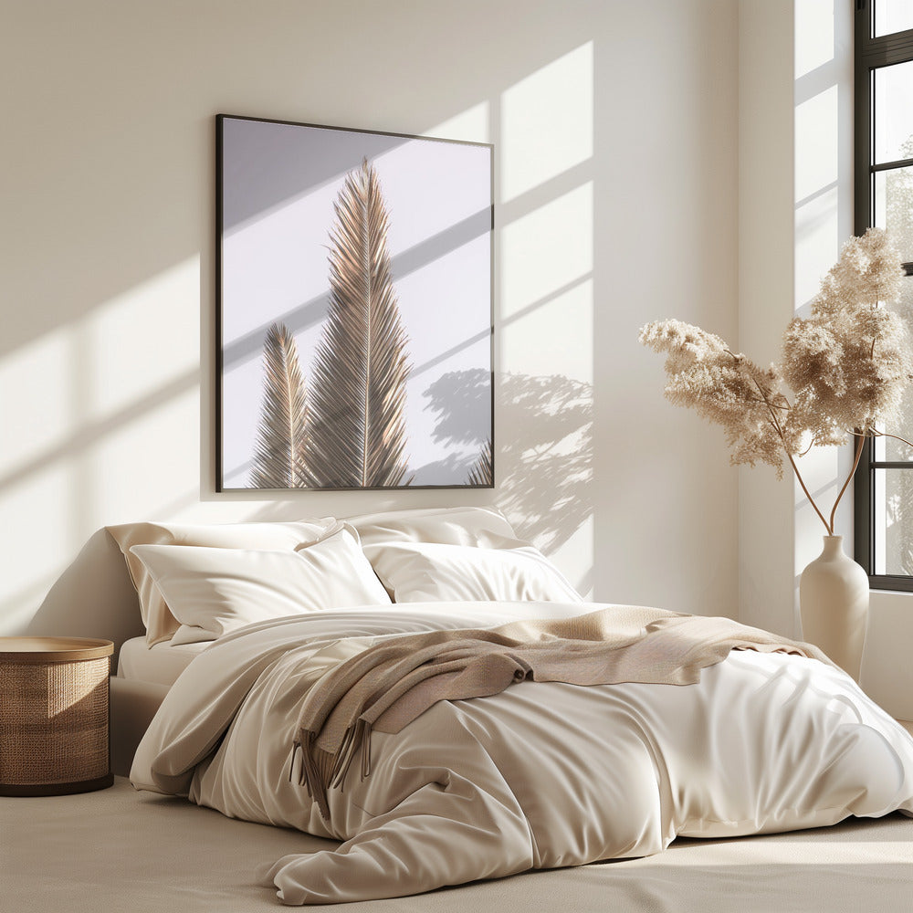 Golden Fronds Skyward | Poster