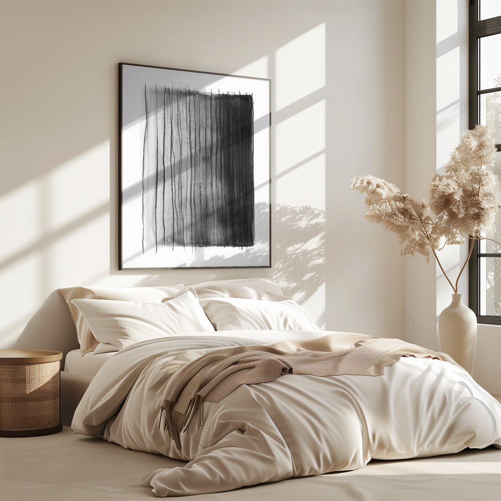 Monochrome Linien | Poster