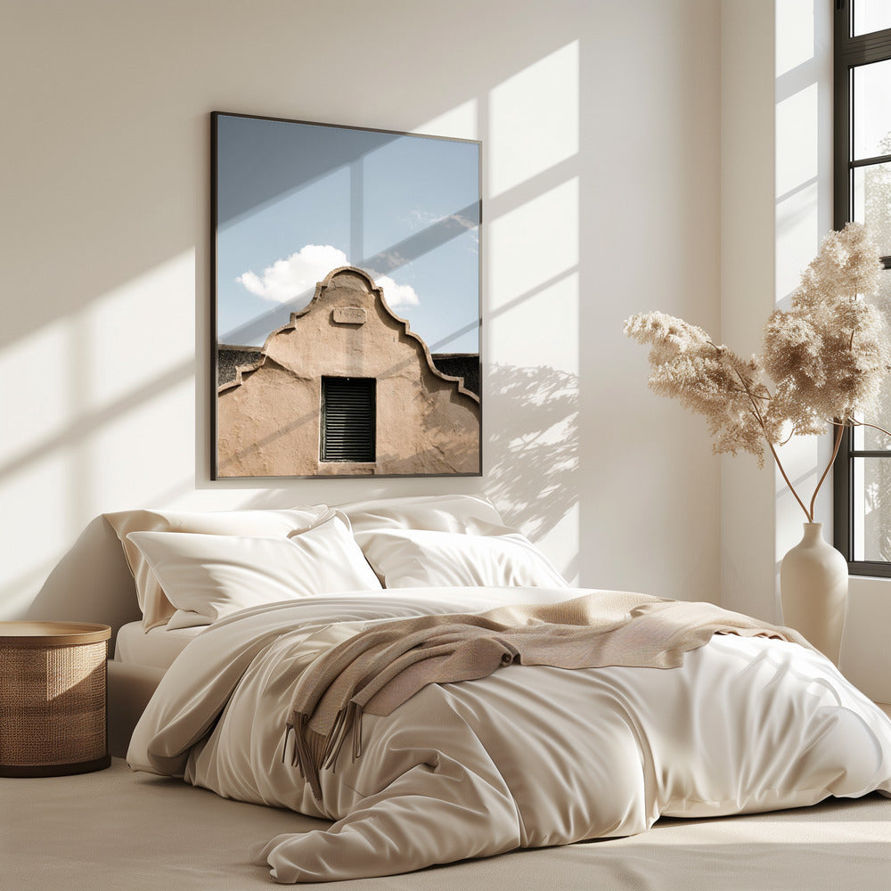 Vintage Gable With An Arched Window | Poster