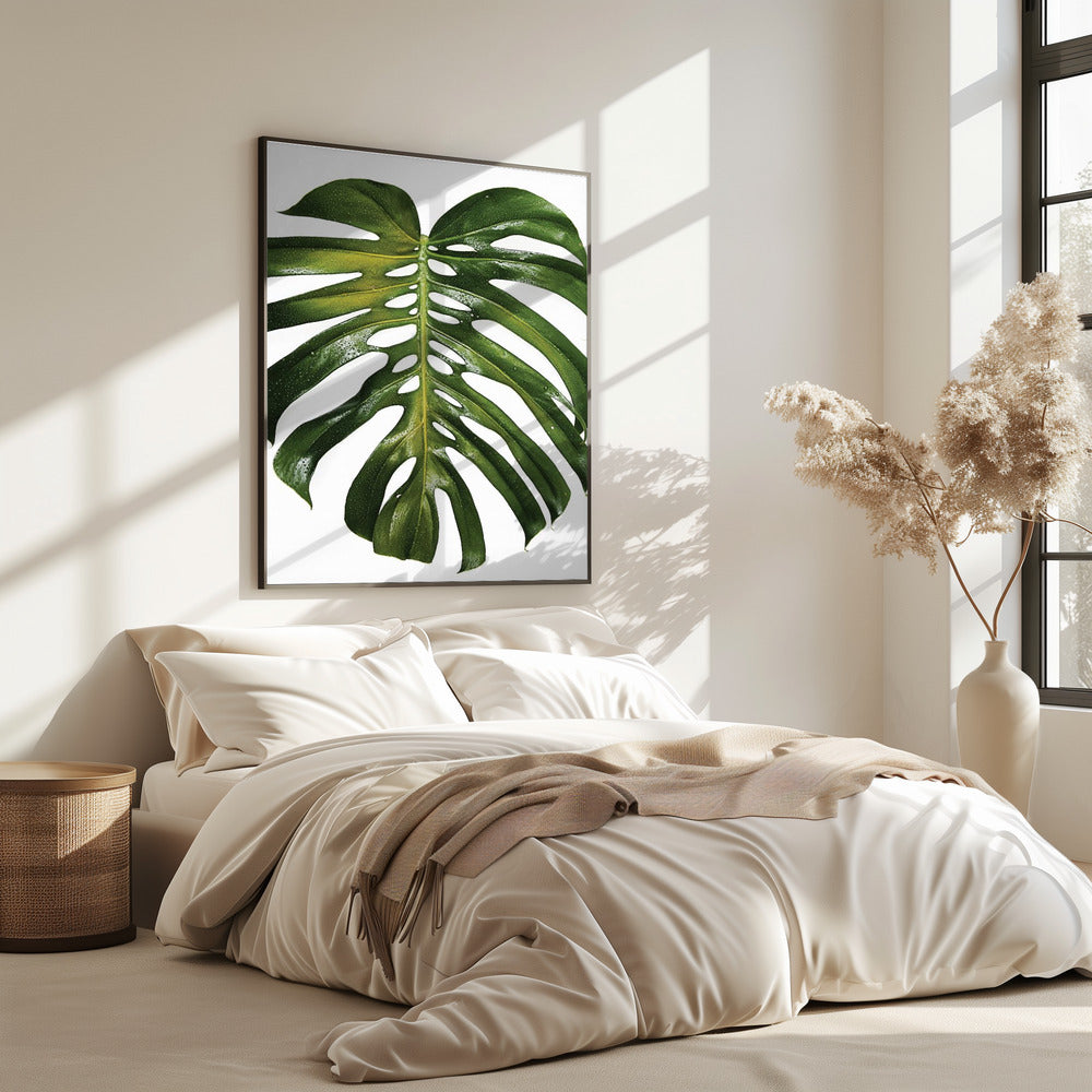 Grünes Monstera-Blatt | Poster