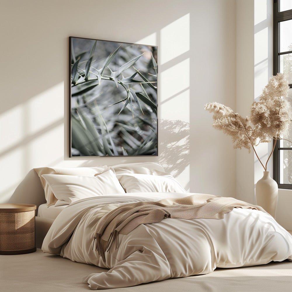 Intricate Details Of Spiky Leaves | Poster
