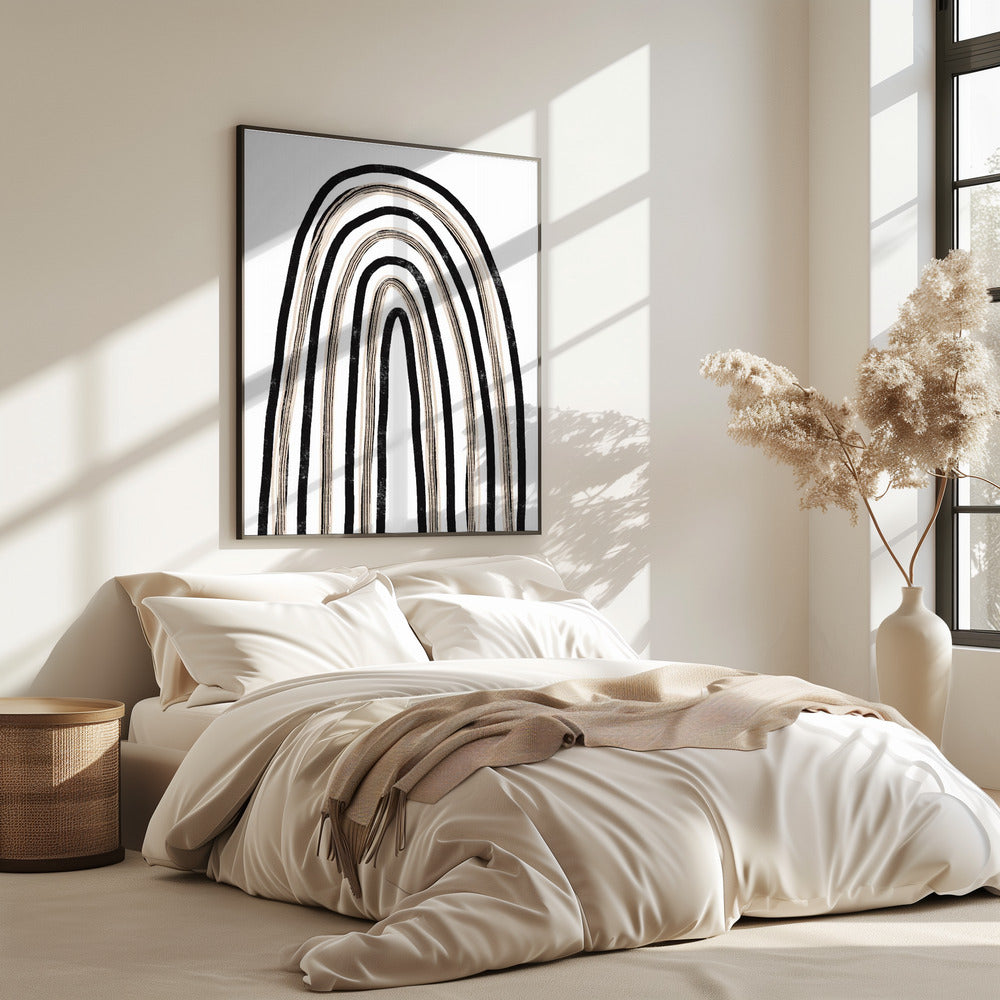 Monochrome Bögen | Poster