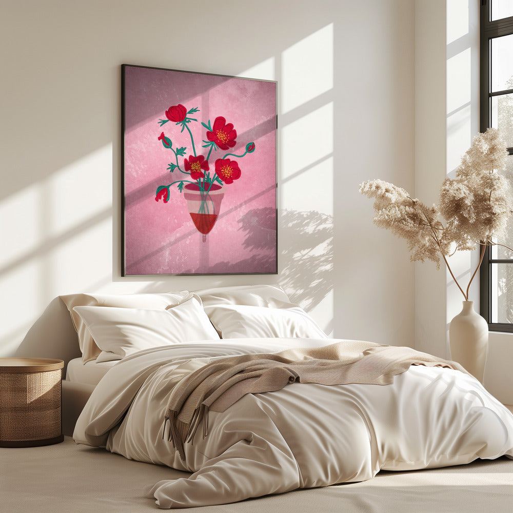 Cup of flowers | Poster