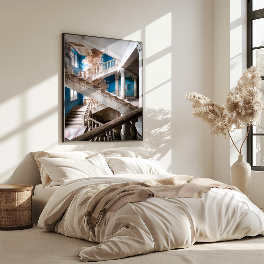 Blaue Treppe | Poster