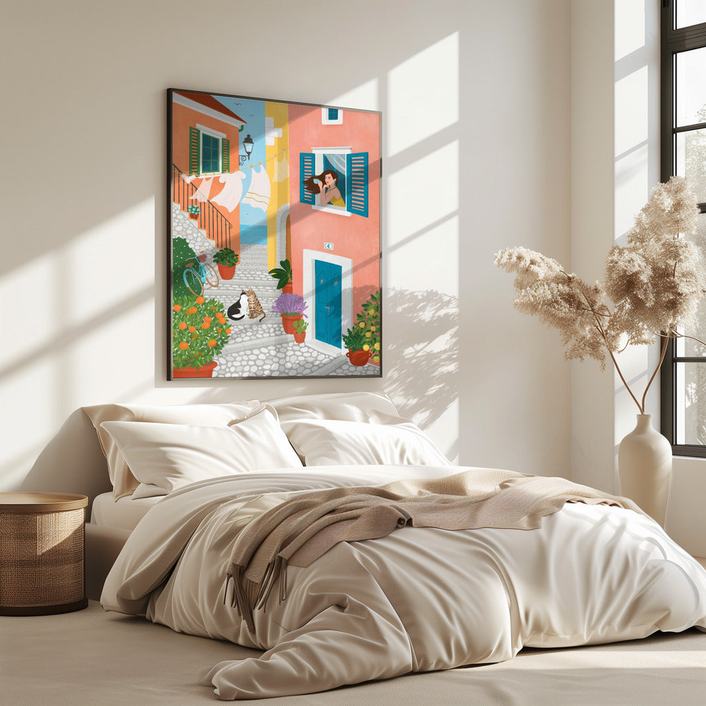 Sonntagmorgen in der Provence | Poster