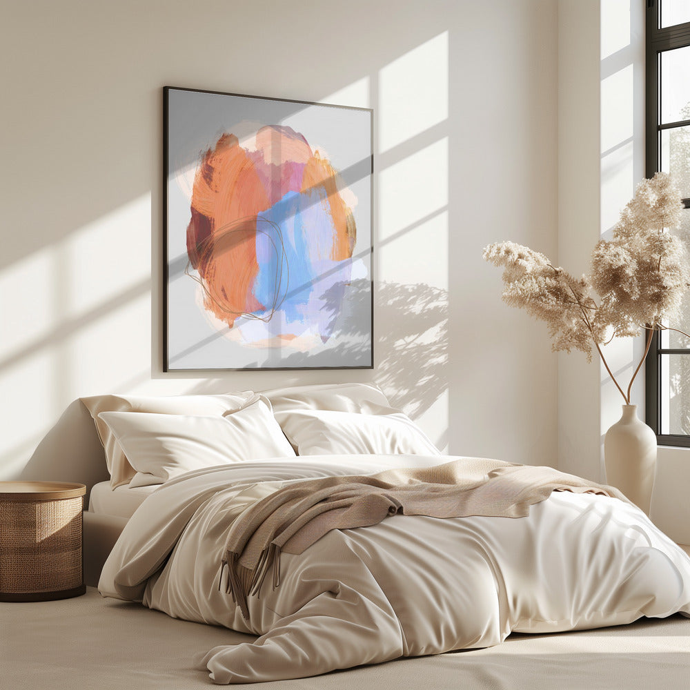 Abstrakte Pinselstriche 38Z | Poster