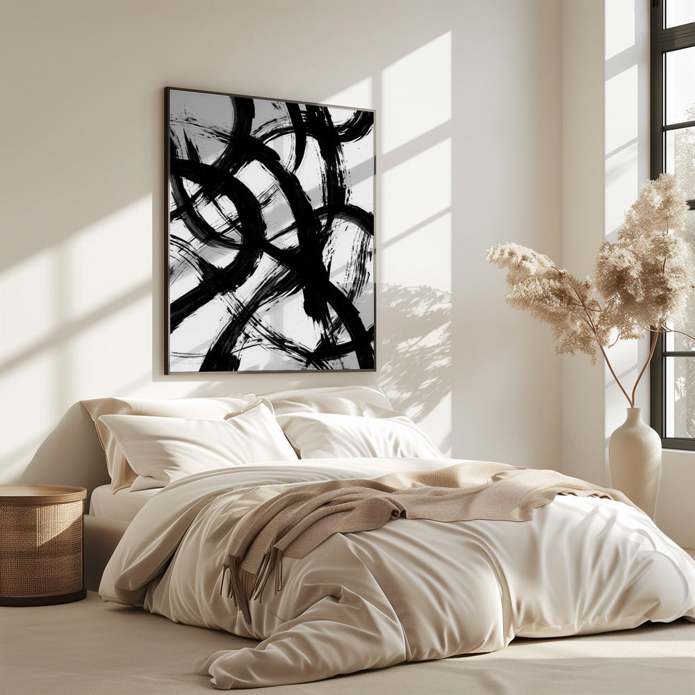 Abstrakte Pinselstriche 98X | Poster