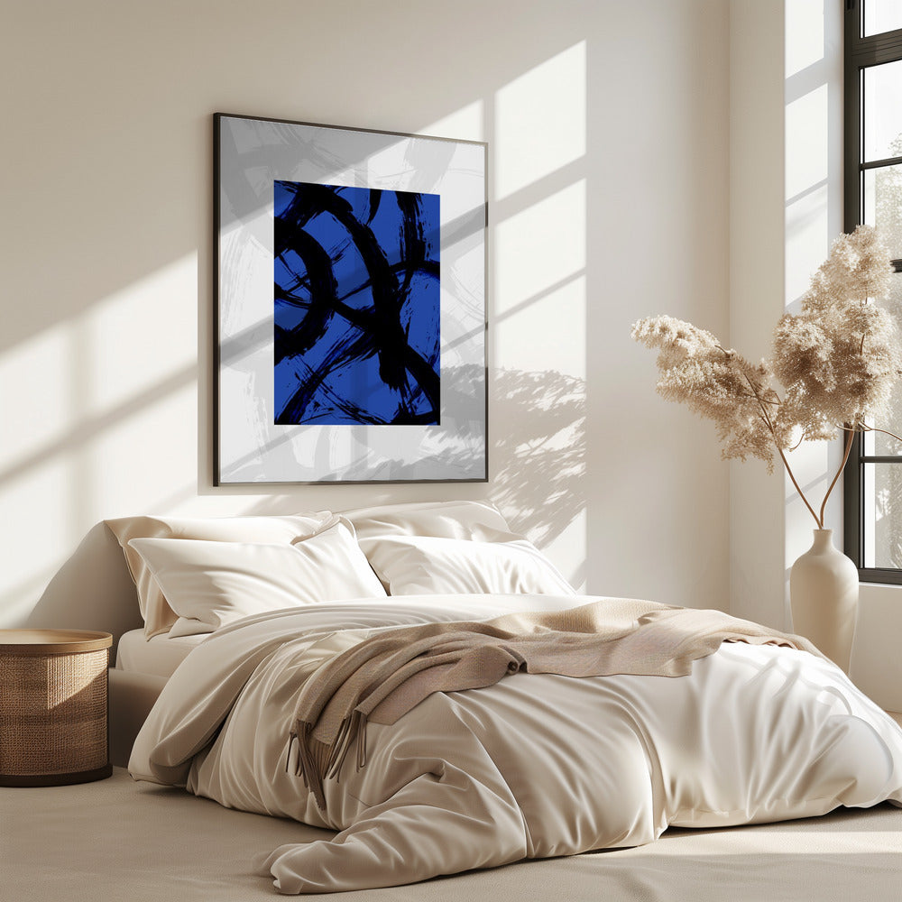 Abstrakte Pinselstriche 98Y | Poster