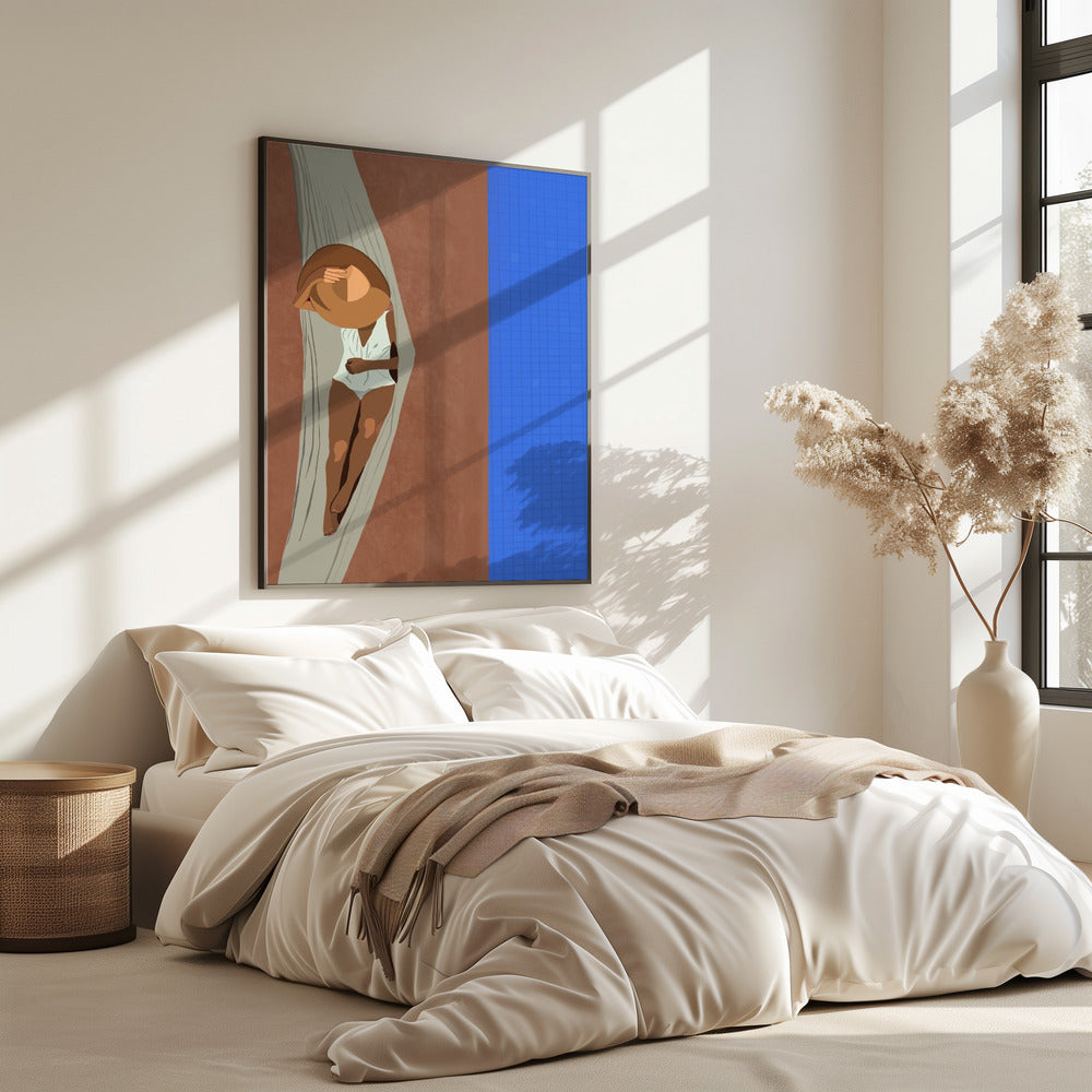 Ruhiger Poolrand | Poster