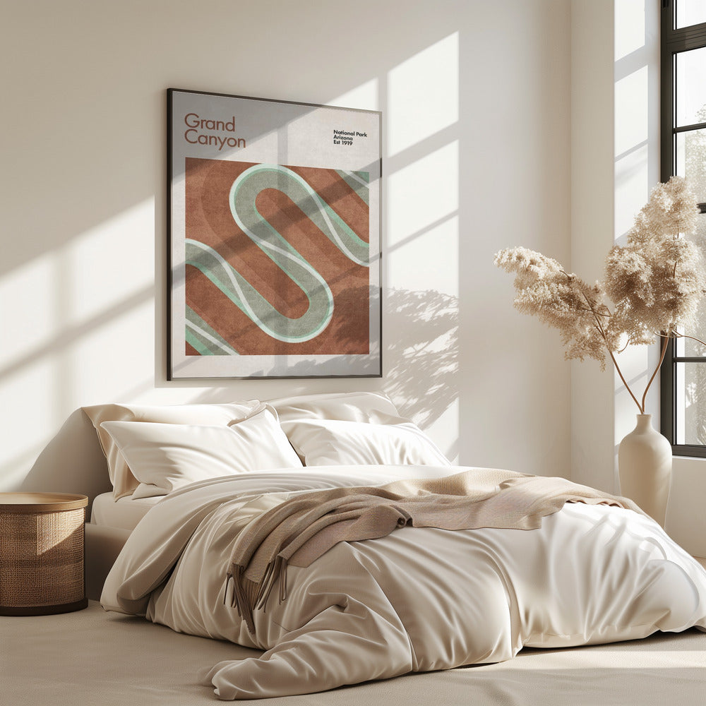 Canyon Wellenströmung | Poster