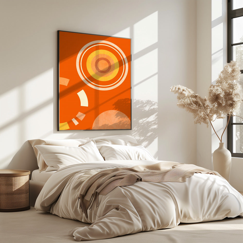 Frühlingsmitte Rhapsodie Orange 4 | Poster
